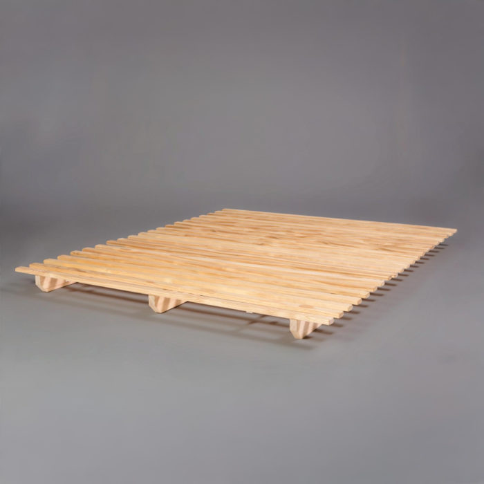 Basic slat bed frame by Futonz