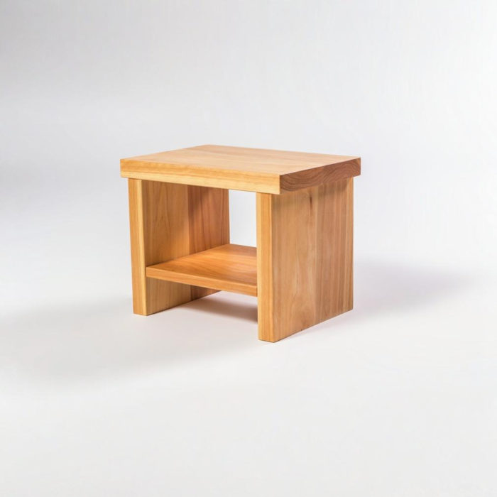 Classic wooden bedside table