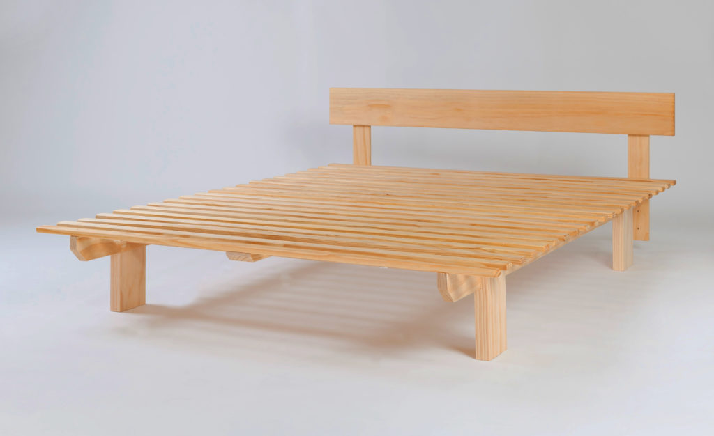 Simple Bed Base NZ Made from Solid Wood