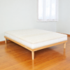 Natural Foam Mattress on Timber Bed Frame