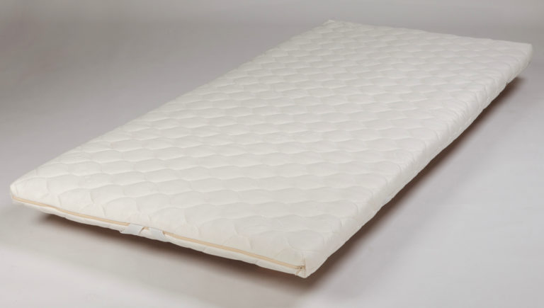 Topper Pad 5cm Latex with Wool and Knitted Cover, Single (Top View)