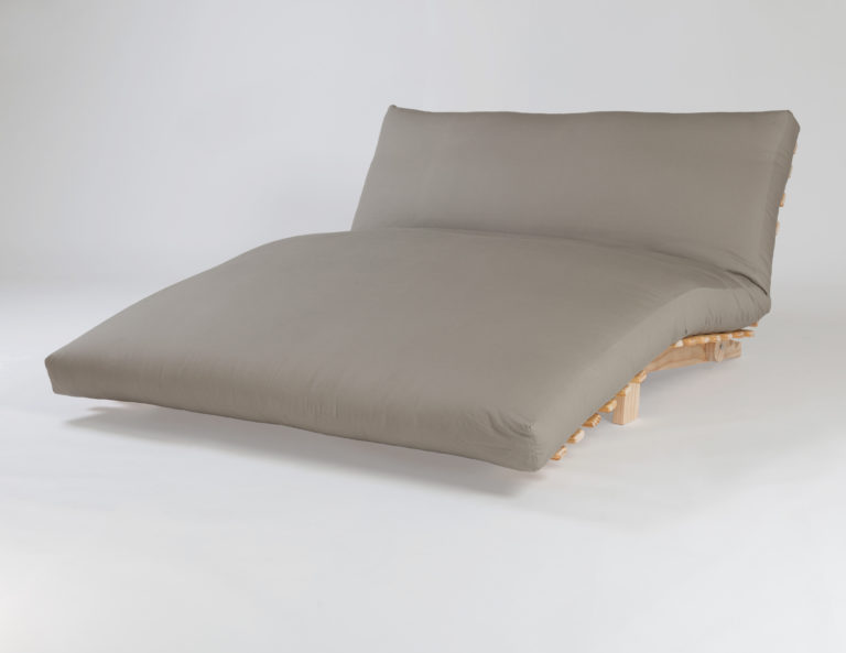 Futonz Siesta Sofa Bed with Latex Core Futon and Charcoal Cover
