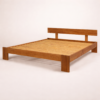 Classic Minimalist Bed Frame Rimu Finish