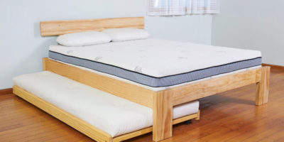 Rolling Bed Base with Latex Core Futon