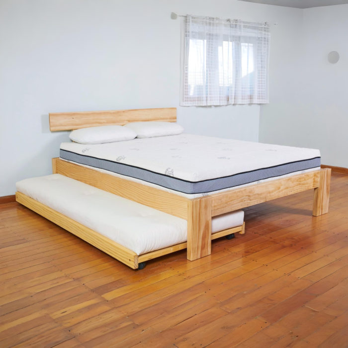 Rolling Bed Base with Latex Core Futon