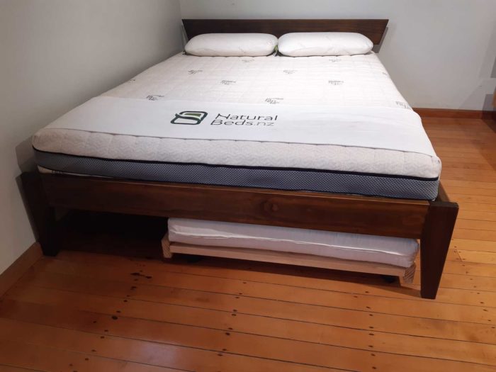Futonz Trundler base with mattress under bed