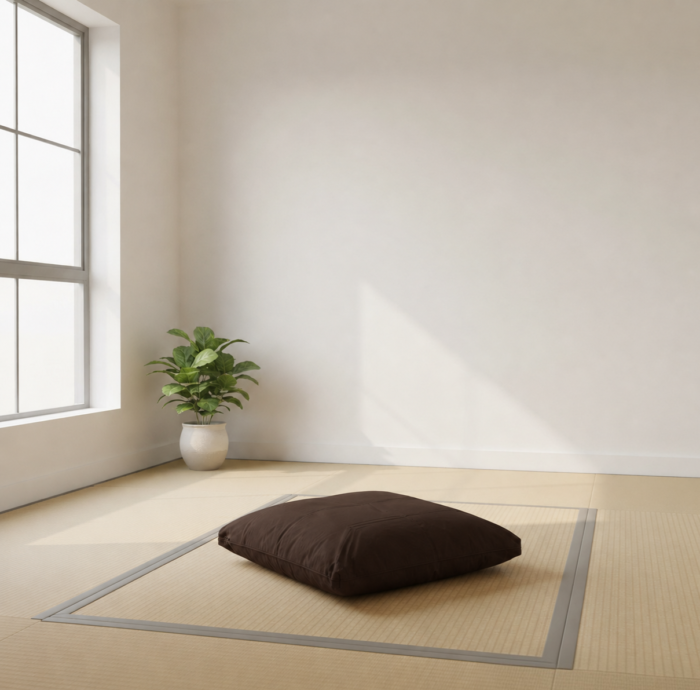 Brown Zabuton Meditation Squab
