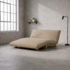 Beige Cotton Futon cover made in NZ