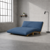Dusky Blue Futon Cover made in NZ