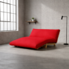 Red Cotton Futon Cover any size