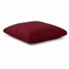 Squab with Burgundy Cotton Canvas Cover