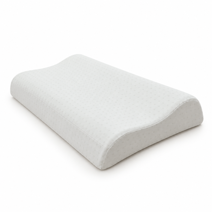 Organic latex contour pillow